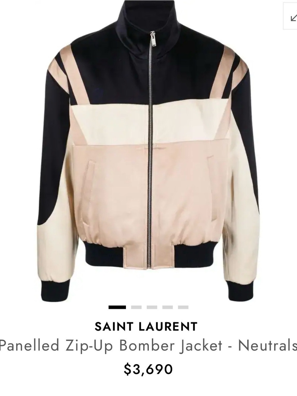 Saint Laurent YSL bomber jacket